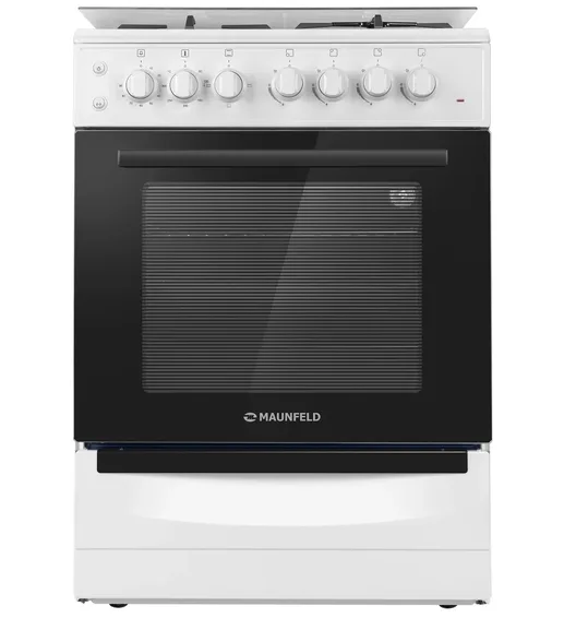Газовая плита с электрической духовкой MAUNFELD MGC60ECW04