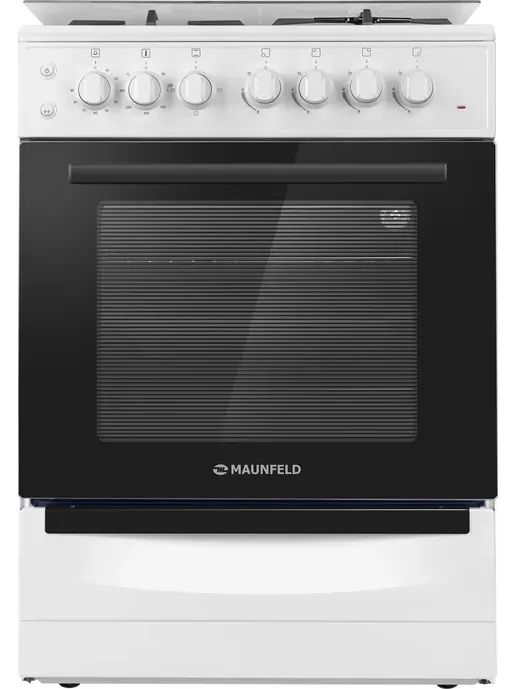 Газовая плита с электрической духовкой MAUNFELD MGC60ECW04