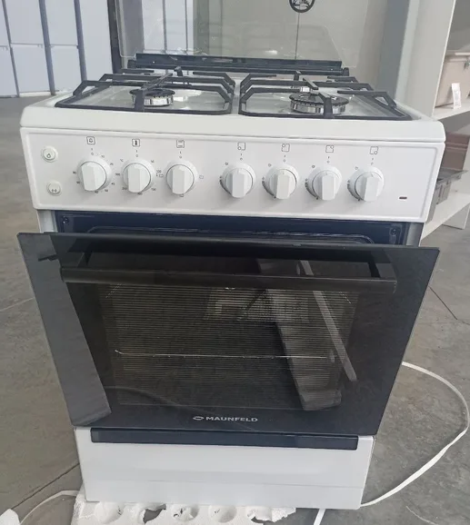 Газовая плита с электрической духовкой MAUNFELD MGC60ECW04