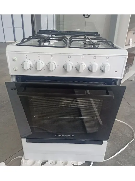 Газовая плита с электрической духовкой MAUNFELD MGC60ECW04
