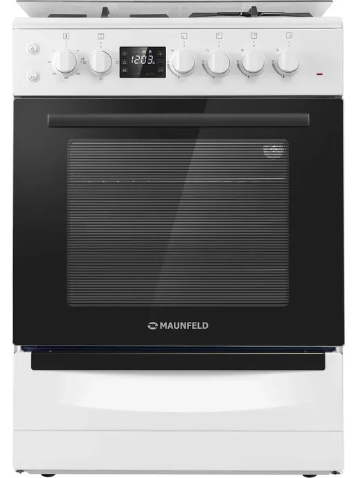 Газовая плита с электрической духовкой MAUNFELD MGC60ECW05