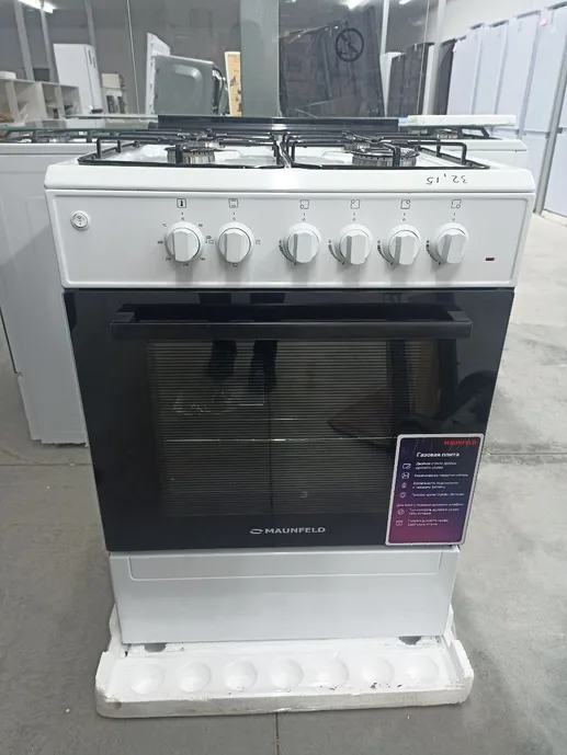 Газовая плита с электрической духовкой MAUNFELD MGC60EEW03