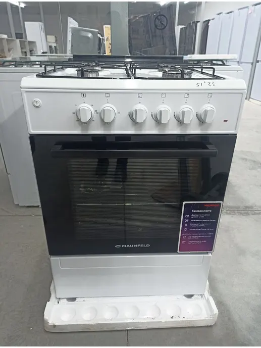 Газовая плита с электрической духовкой MAUNFELD MGC60EEW03