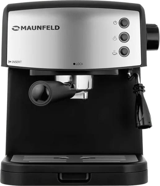 Кофемашина рожкового типа MAUNFELD MF-734BK