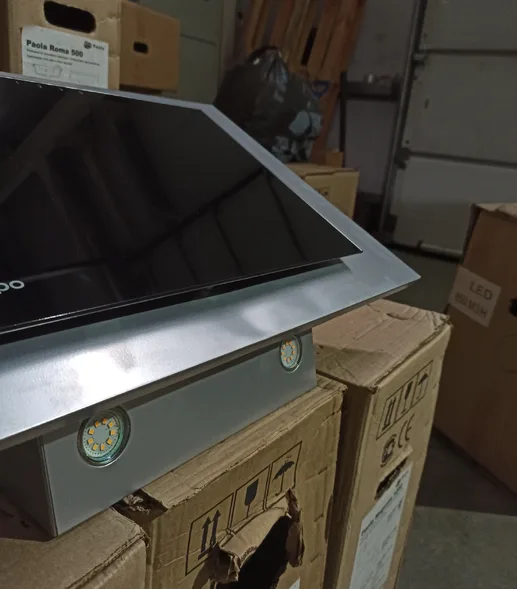 Кухонная вытяжка Akpo Nero Eco 60 wk-4 чёрное стекло/серый