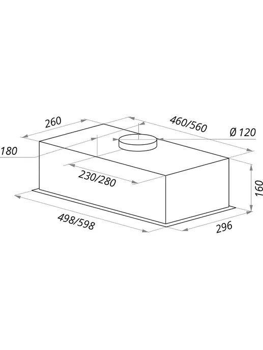 Кухонная вытяжка MAUNFELD Crosby Light C 60 нержавеющая сталь
