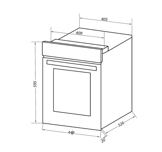 Электрический духовой шкаф MAUNFELD EOEC516S