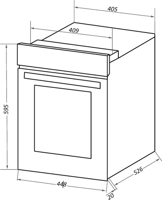 Шкаф духовой электрический MAUNFELD EOEC516S