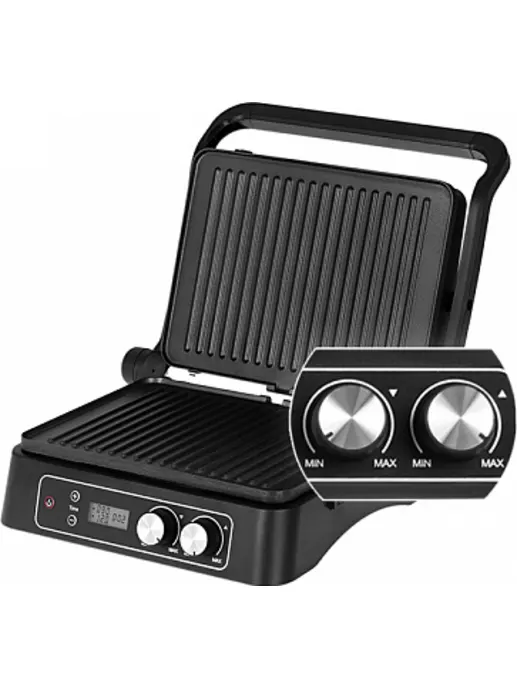 Гриль REDMOND SteakMaster RGM-M811D, Черный/сталь