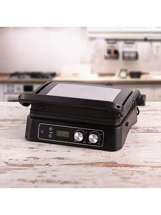 Гриль REDMOND SteakMaster RGM-M811D, Черный/сталь