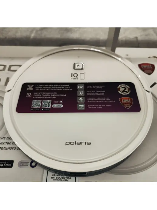 Робот-пылесос POLARIS PVCR 1050 WI-Fi IQ Home Aqua