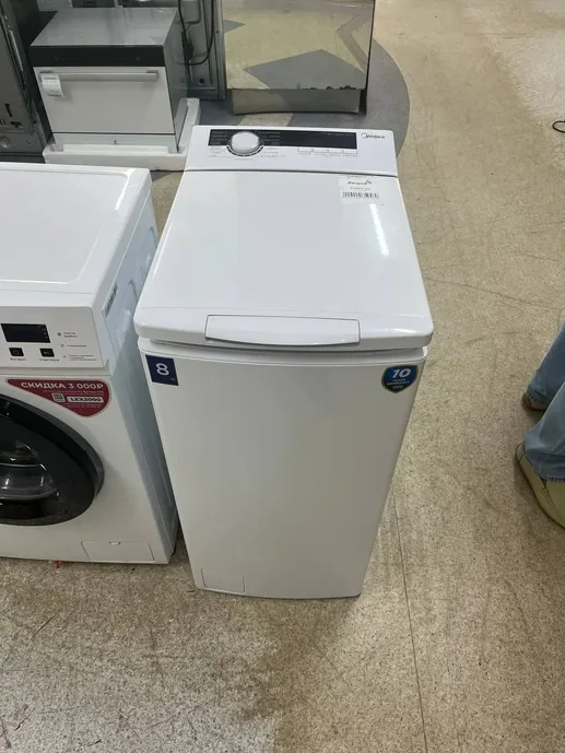 Стиральная машина с вертикальной загрузкой Midea MFE05W80B/W-RU