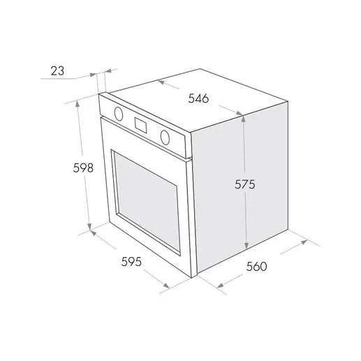 Газовый духовой шкаф MAUNFELD MGOGG.673RILB.TM