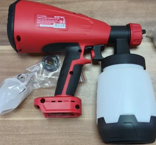 Аккумуляторный краскораспылитель WORTEX CPS 1810