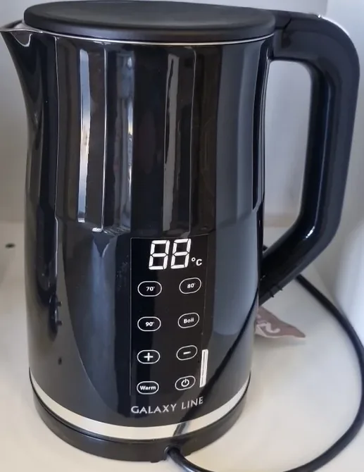 Чайник электрический Galaxy LINE GL 0337, черный