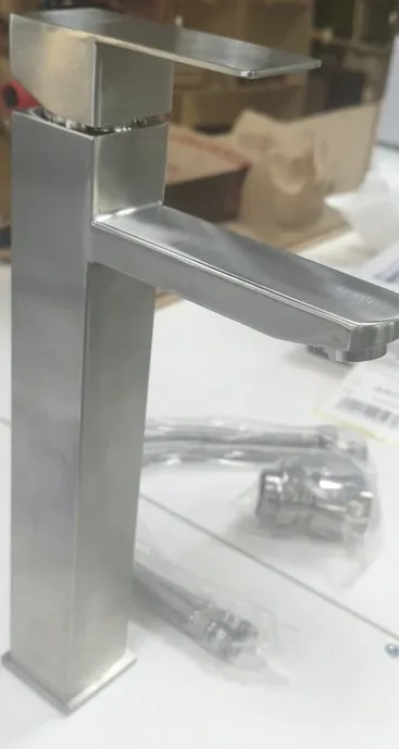 MAXONOR MN11803 Смеситель для раковины высокий, сатин 00-00014984