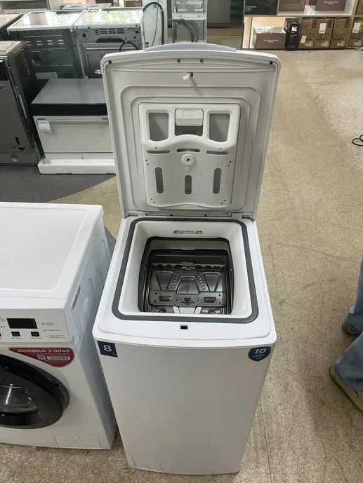 Стиральная машина с вертикальной загрузкой Midea MFE05W80B/W-RU