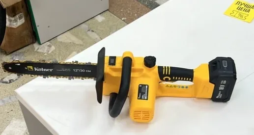Пила цепная аккум. 18V UNI-M Standard, BL, шина 30см (12"), Kolner KCS