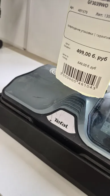 Пылесос Вертикальный TEFAL GF3039WO