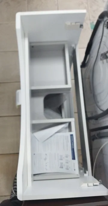 Тумба подвесная напольная DREJA LAGUNA PLUS 85 см, 99.0107, белый глян