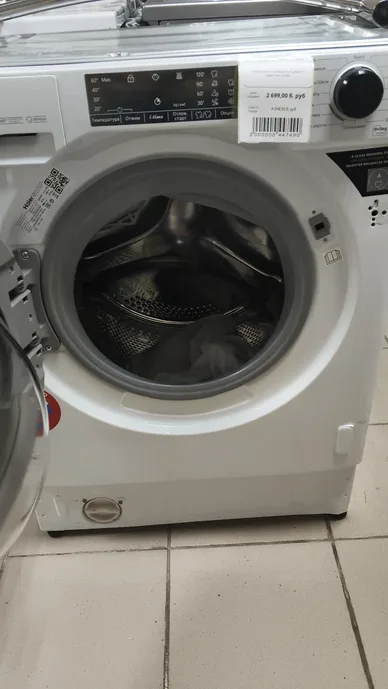 Встраиваемая стиральная машина Haier HWDQ90B416FWB-RU