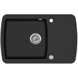 Мойка AquaSanita Lira SQL 101 601 AW black metallic на скидке