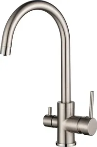 Смеситель AquaSanita Sabiaduo 2963 002 nickel на скидке