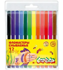 Фломастеры Каляка-Маляка классич 12 цв.