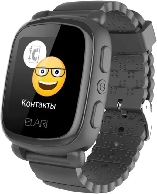 Детские умные часы ELARI KIDPHONE 2 черный
