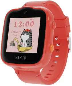 Часы-телефон ELARI KIDPHONE 4G Bubble Red/Rus на скидке