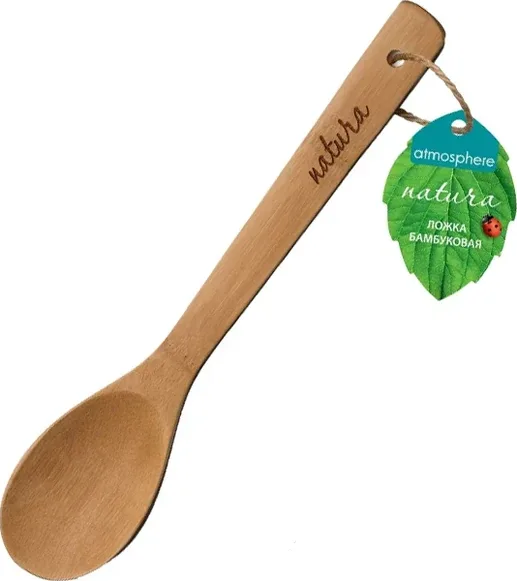 Ложка бамбуковая широкая Natura