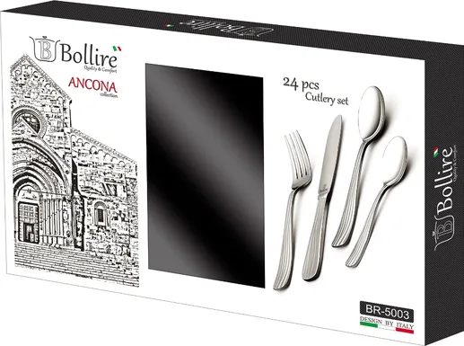 Набор столовых приборов Bollire BR-5004, 24 предмета