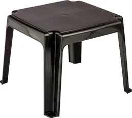 Кофейный столик садовый Ellastik Plast Элластик 45x45x38 шоколадный на скидке