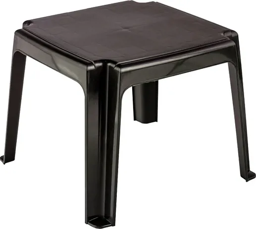Кофейный столик садовый Ellastik Plast Элластик 45x45x38 шоколадный