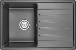 кухонная мойка 7602 черный на скидке