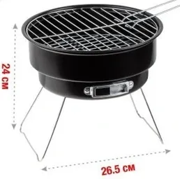 Гриль угольный в чехле, 26.5x24 см, BBQ, ARIZONE на скидке
