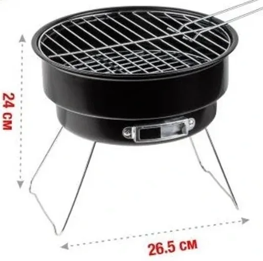 Гриль угольный в чехле, 26.5x24 см, BBQ, ARIZONE