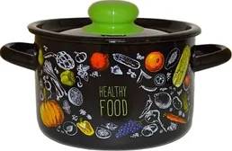 1с15с/1_HF Кастрюля эмал цил Healthy food 1,5л ТМ Appetite на скидке