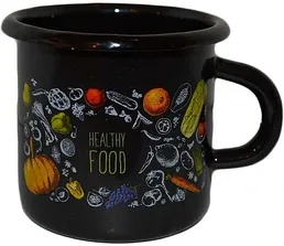 1с3с_HF Кружка эмал Healthy food 1,0л ТМ Appetite на скидке