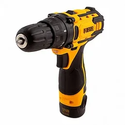 Дрель-шуруповерт аккумуляторная CDL-12CB, Li-Ion, 12 В, 1 акк на скидке