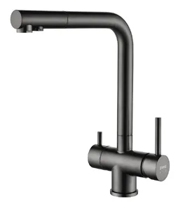 Смеситель для кухни ZORG ARGOS PREMIUM PVD Gunblack на скидке
