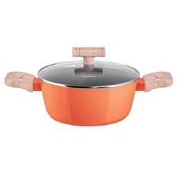 Кастрюля MAUNFELD MARTA MCS22FA06CL из кованого алюминия со стеклянной на скидке