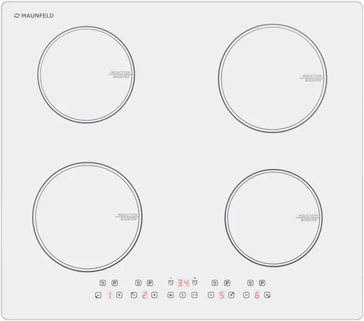Индукционная варочная панель MAUNFELD CVI594WH