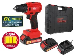 Аккум. дрель-шуруповерт WORTEX BD 2025-1 DLi в чем. ALL1 БЕСЩЕТ, 18 В на скидке