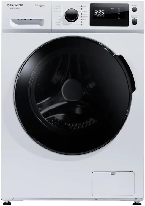 Стиральная машина c сушкой инвертором и паром MAUNFELD MFWM1586WH