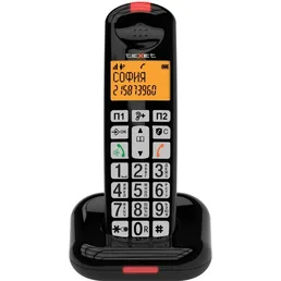 Бесшнуровой телефонный аппарат teXet TX-D7855A черный на скидке