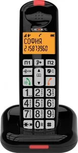 Бесшнуровой телефонный аппарат teXet TX-D7855A черный на скидке