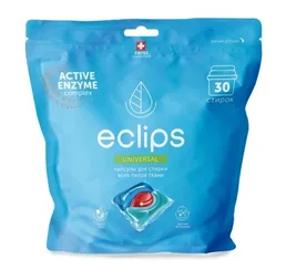 Капсулы для стирки «Eclips» Universal 30 шт. на скидке
