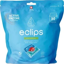Капсулы для стирки «Eclips» Universal 30 шт. на скидке