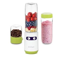 Блендер Shake & Take KT-3033-2 (бело-салатовый, 2 в 1) на скидке